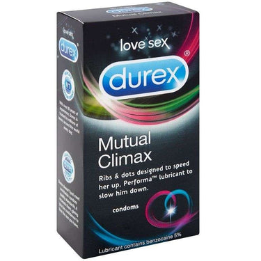 Preservativi Durex Mutual Climax con Punti e Benzocaina 12 pz
